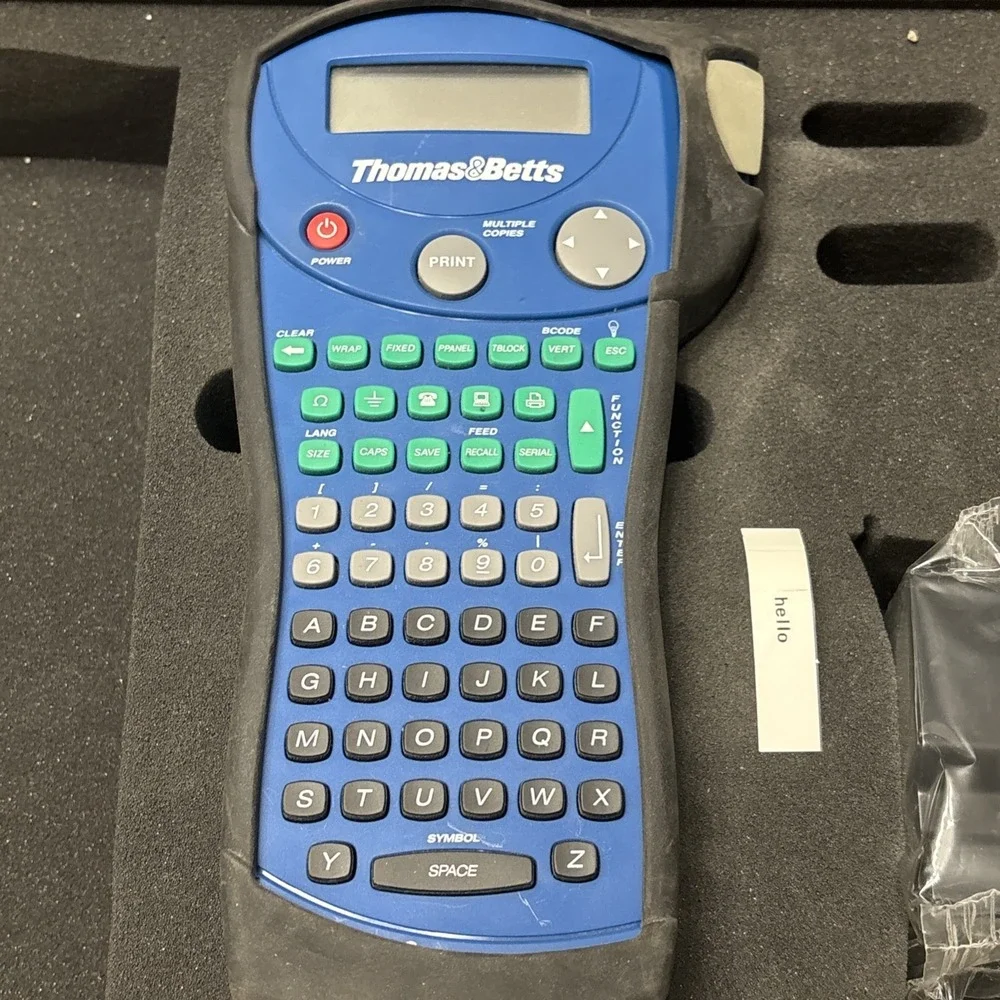 Thomas & Betts‎ EZL-100 Thermal Label Printer Silicone Bumper & Hard Case Works